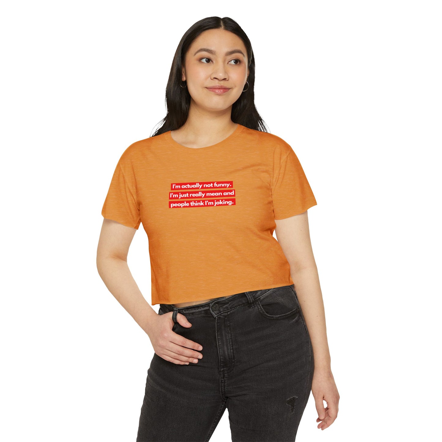 I’m Actually Not Funny Crop Top