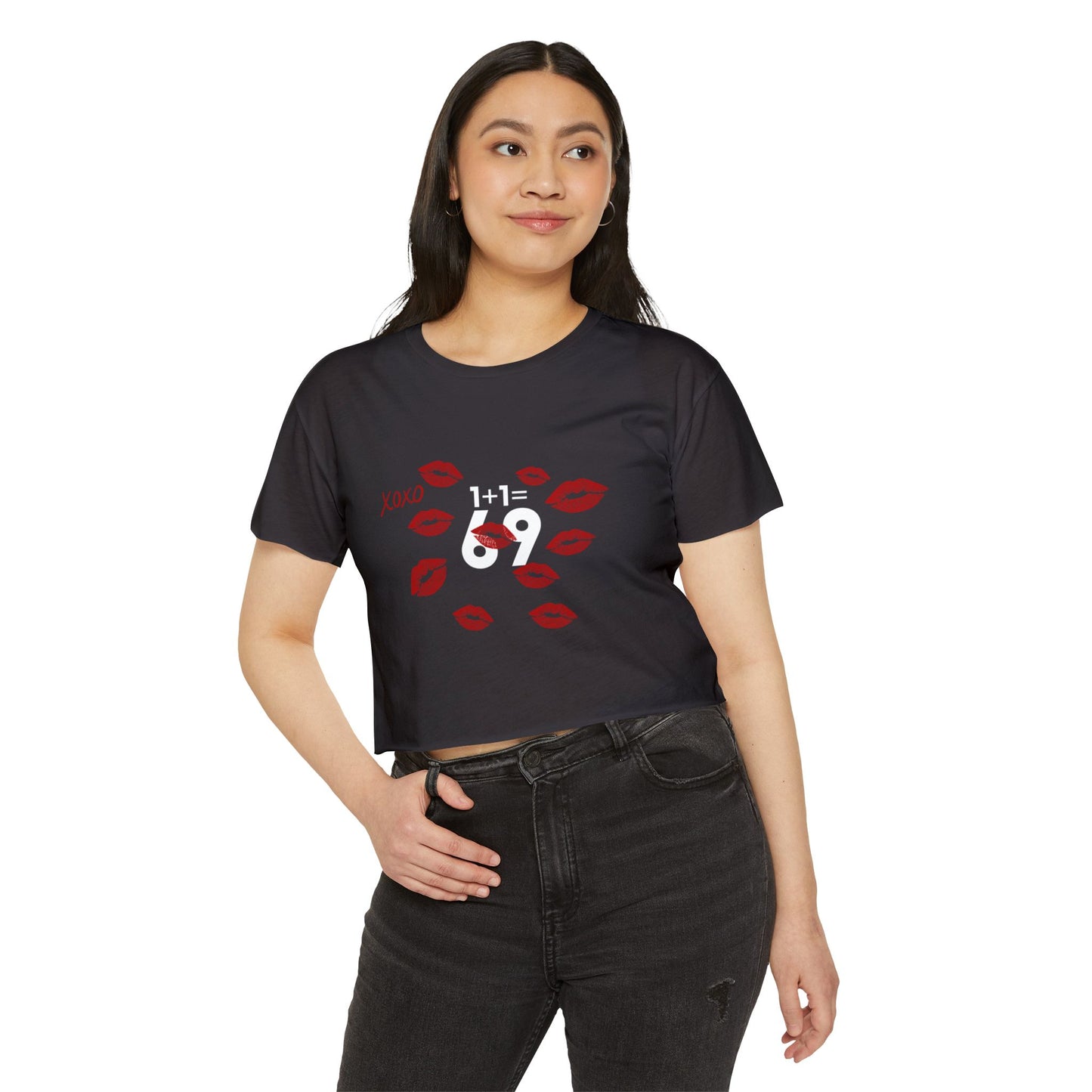 1+1=69 Crop Top